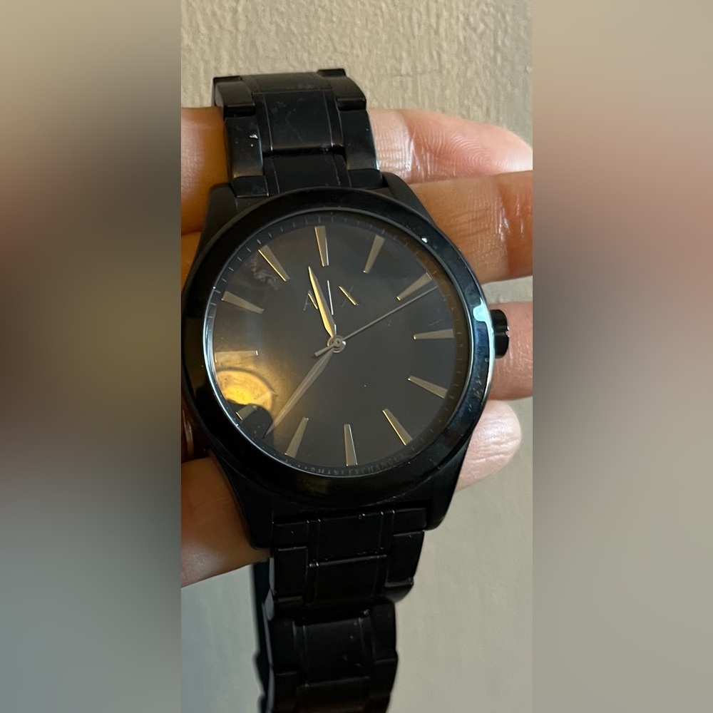 Armani Exchange A/X Black Stainless Steel Case & Bracelet Men’s Watch AX2322 - Picture 14 of 17